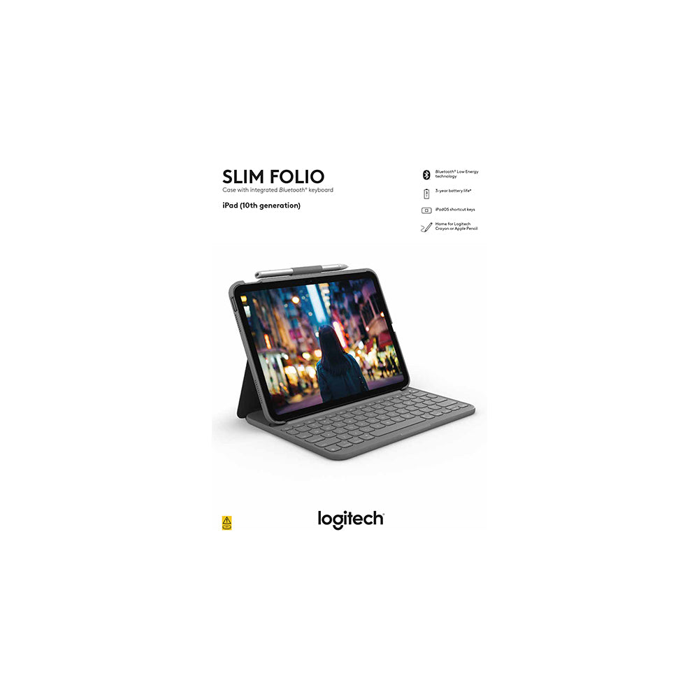 LOGI SLIM FOLIO KB CASE IPAD 10.9" 10 GEN