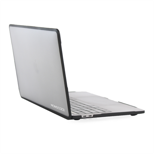 Monocozzi LUCID | Shockproof Polycarbonate Clear Case for MacBook Air 15-inch M2 - Charcoal