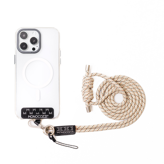 Monocozzi ESSENTIALS | Phone Strap with AirPod Pro holder  - Khaki