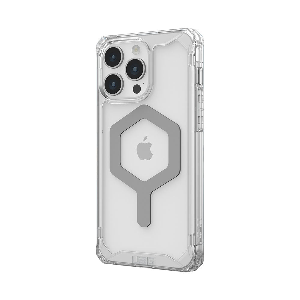 UAG Plyo for Magsafe iPhone 15 Pro Max Case - Ice/Silver