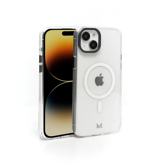 Monocozzi LUCID | Magsafe Compatible SnapOn Shockproof Hybrid Case with Lens Protection for iPhone 15 Plus (6.7") -  Transparent