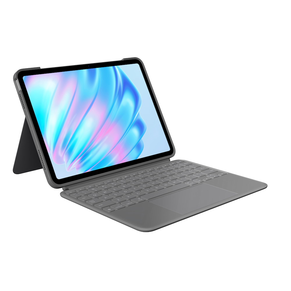 LOGITECH COMBO TOUCH IPAD AIR 11-INCH [M2] (2024) / 10.9-INCH 4/5GEN 1Y - Oxford Grey