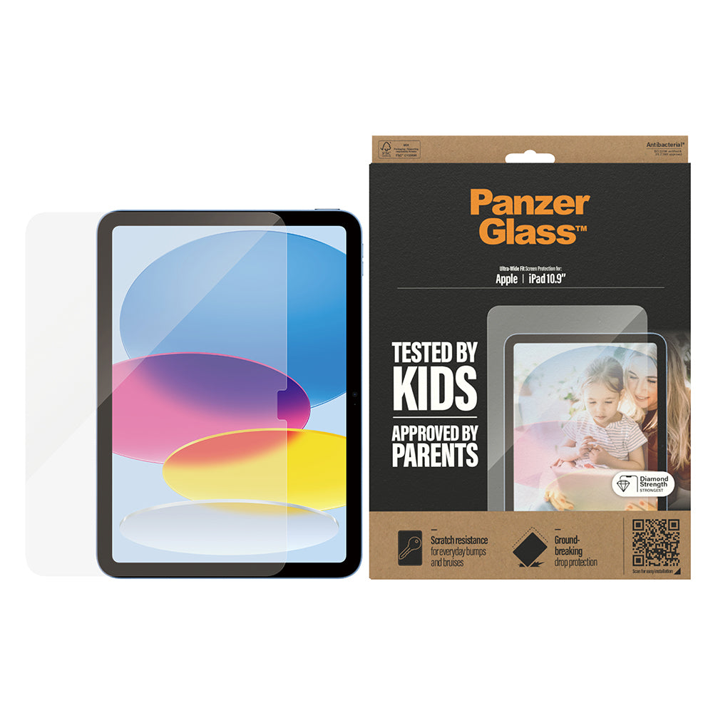 PanzerGlass® Ultra-Wide Fit Screen Protector for iPad 10th Gen (2022)