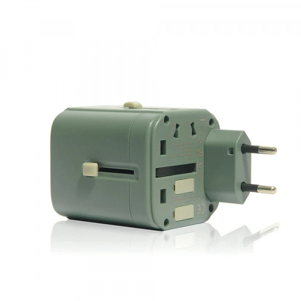 Monocozzi Bon Voyage Travel Adaptor - Green