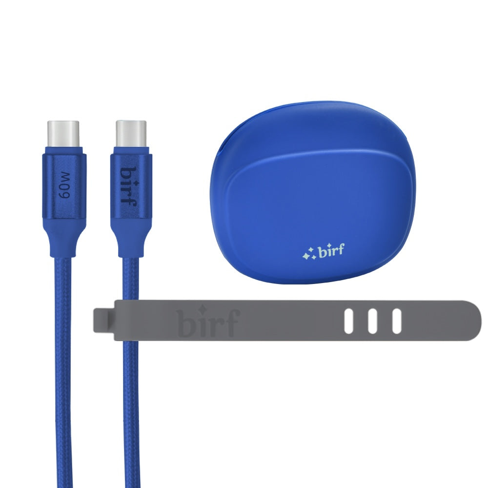 Birf Cable USB-C to C  60W Charge & Sync 120cm Ocean