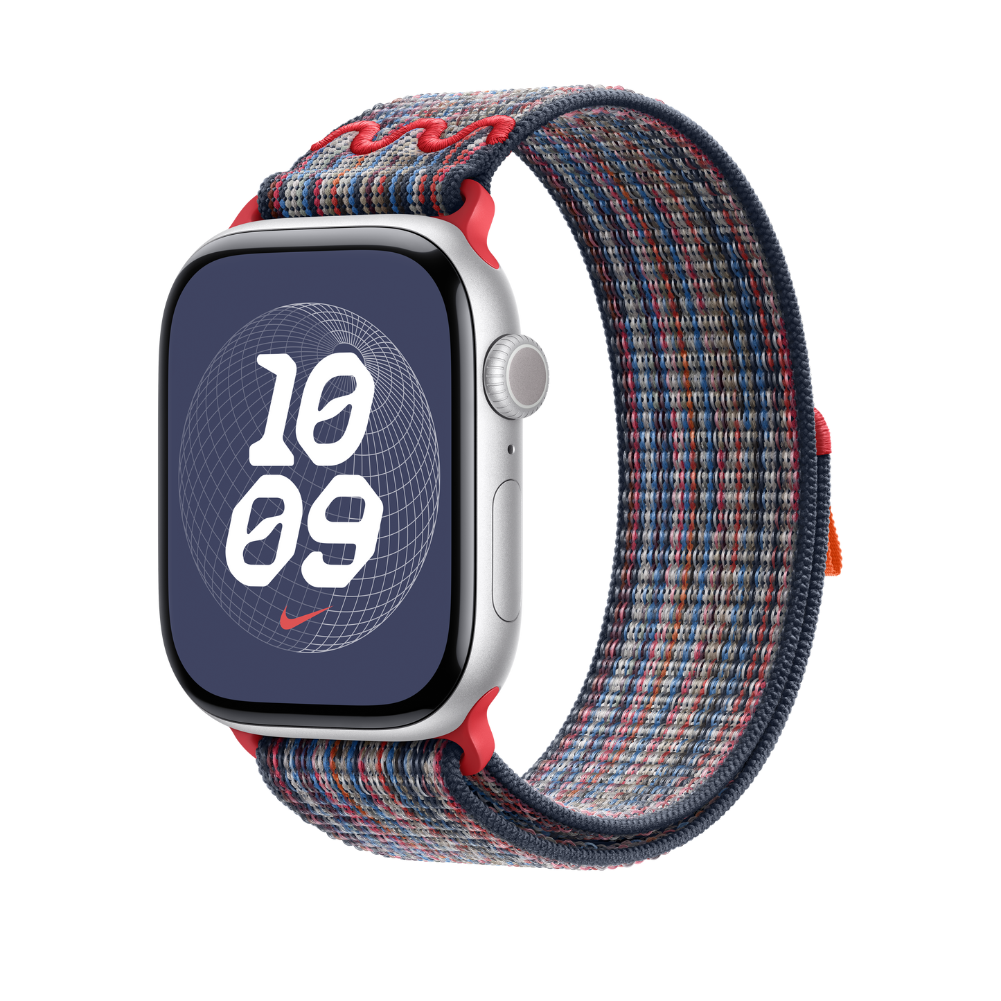 46mm Blue/Red Nike Sport Loop