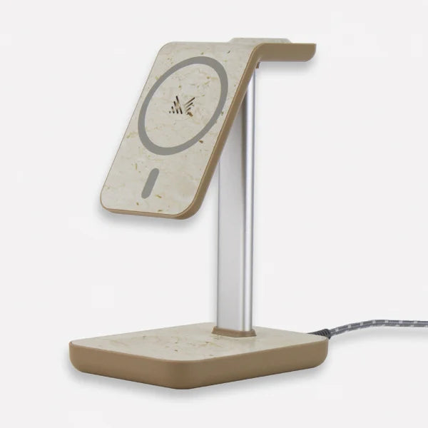 Monocozzi Motif 3 in 1 Wireless Charging Stand - Cream Quartz