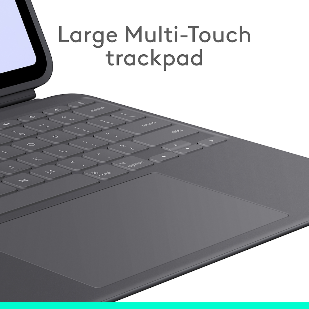 LOGITECH COMBO TOUCH KB CASE IPAD PRO 13-INCH[M4] (1Y) (2024) - Graphite