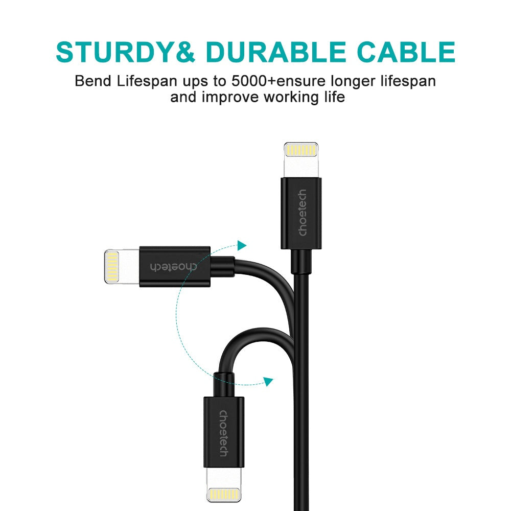 Choetech 1.2m MFI USB-A to Lightning Cable