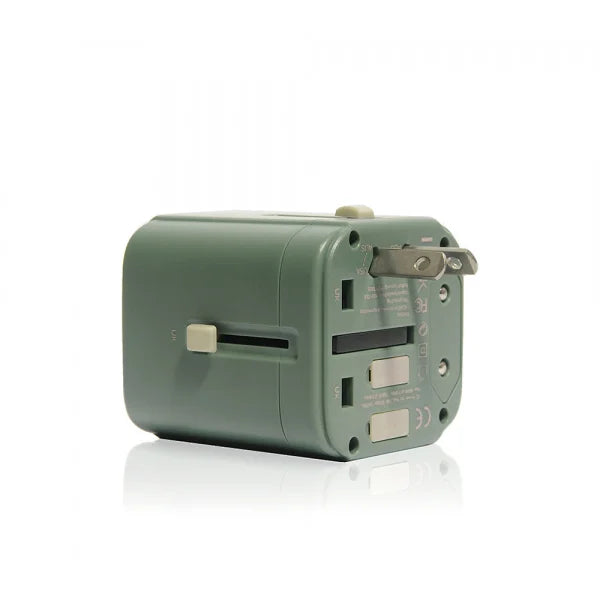 Monocozzi Bon Voyage Travel Adaptor - Green