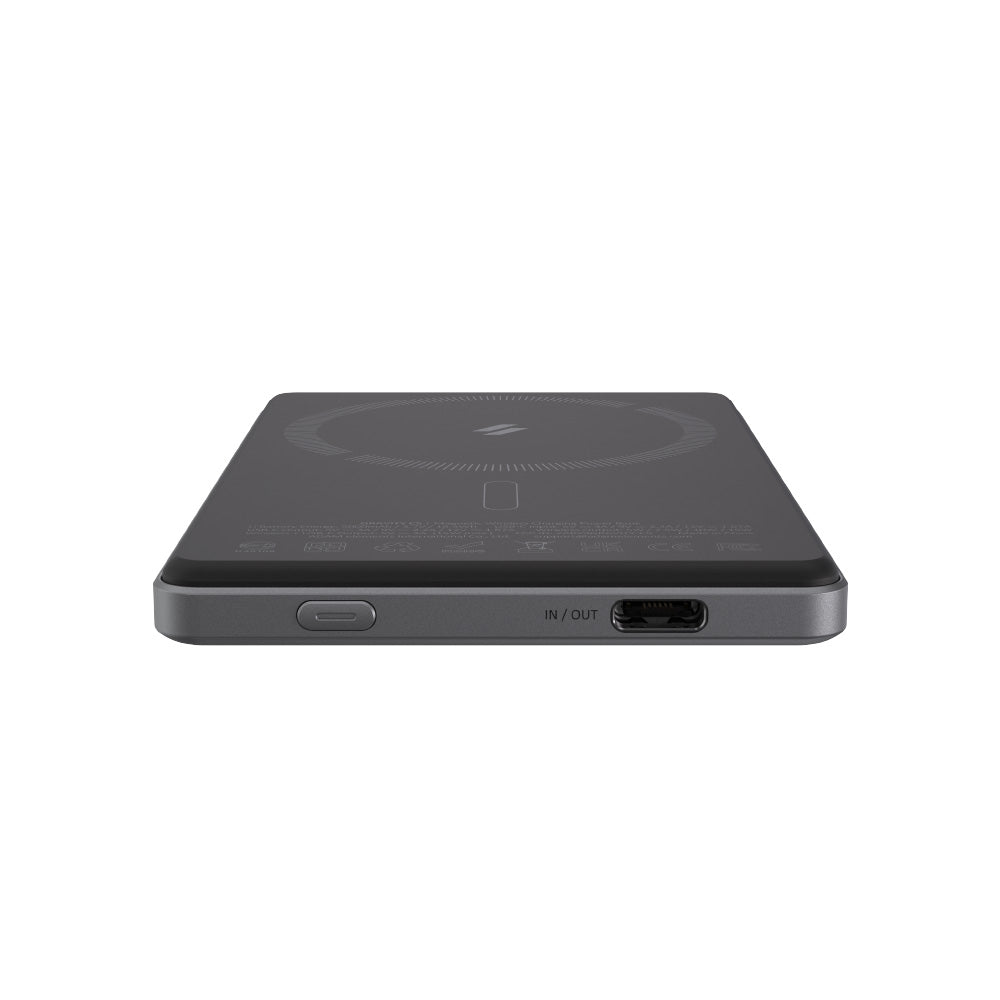 Adam Elements GRAVITY C5 Magnetic Wireless Charging Power Bank Gray