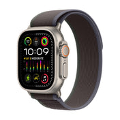 Apple Watch Ultra 2 GPS + Cellular 49mm Titanium Case w/ Blue/Black Trail Loop - M/L