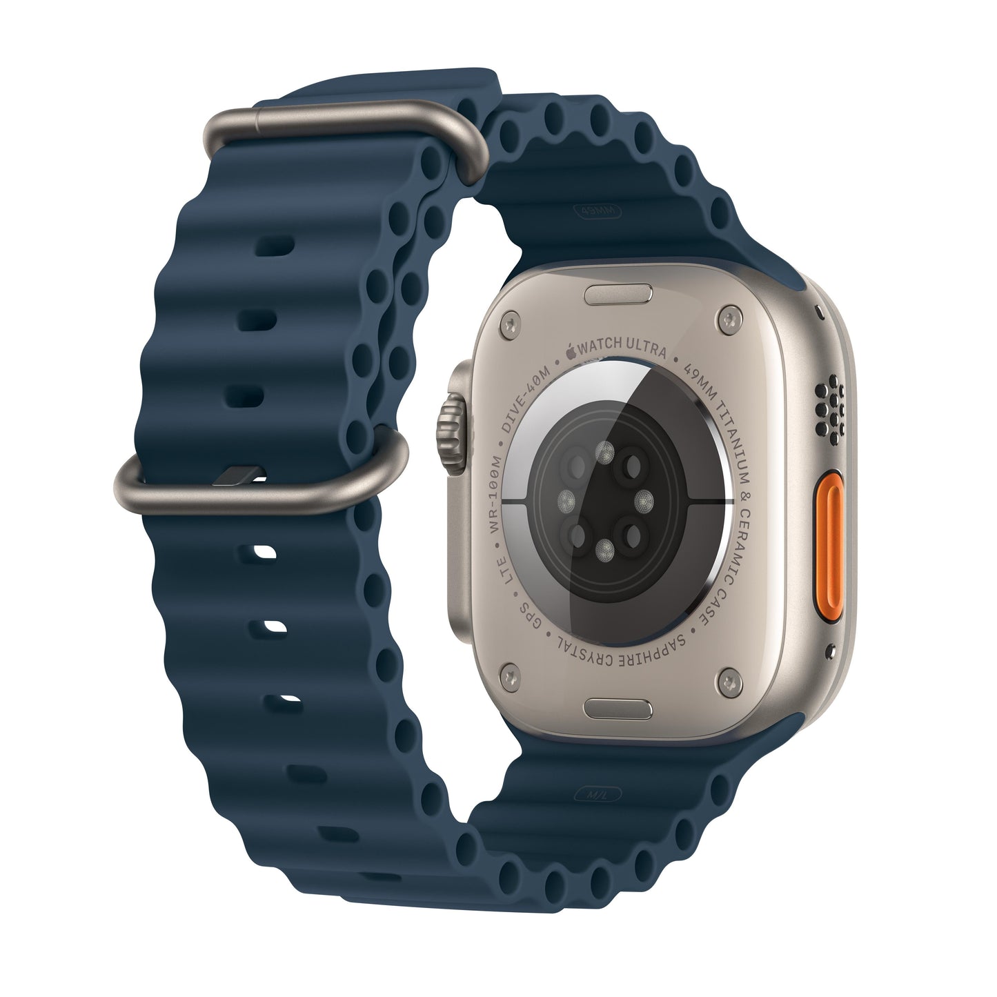 Apple Watch Ultra 2 GPS + Cellular 49mm Titanium Case w/ Blue Ocean Band