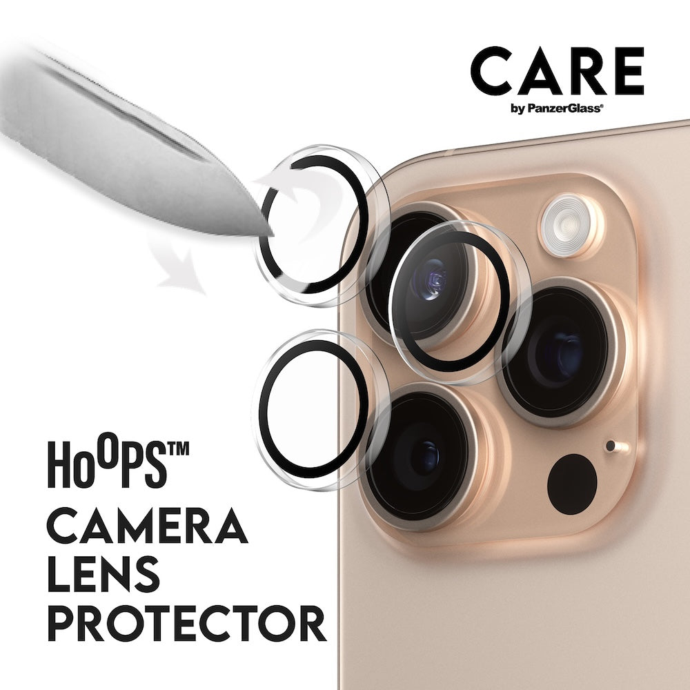 CARE by PanzerGlass® Flagship 3-in-1 Bundle for iPhone 16 Pro