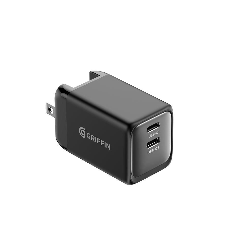 Griffin PowerBlock 48W GaN Wall Charger (Travel Ready)