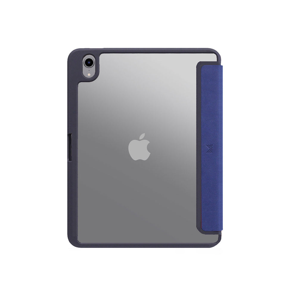 Monocozzi Lucid Ultra Light Full Protection Folio Case iPad 10.9 (2022) with Apple Pencil Slot - Navy