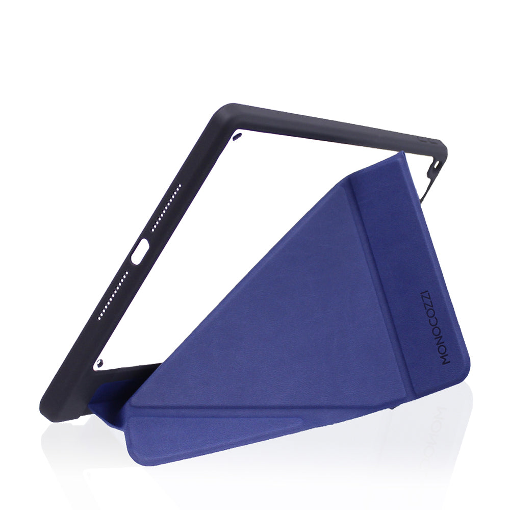 Monocozzi Lucid Ultra Light Full Protection Folio Case iPad 10.9 (2022) with Apple Pencil Slot - Navy