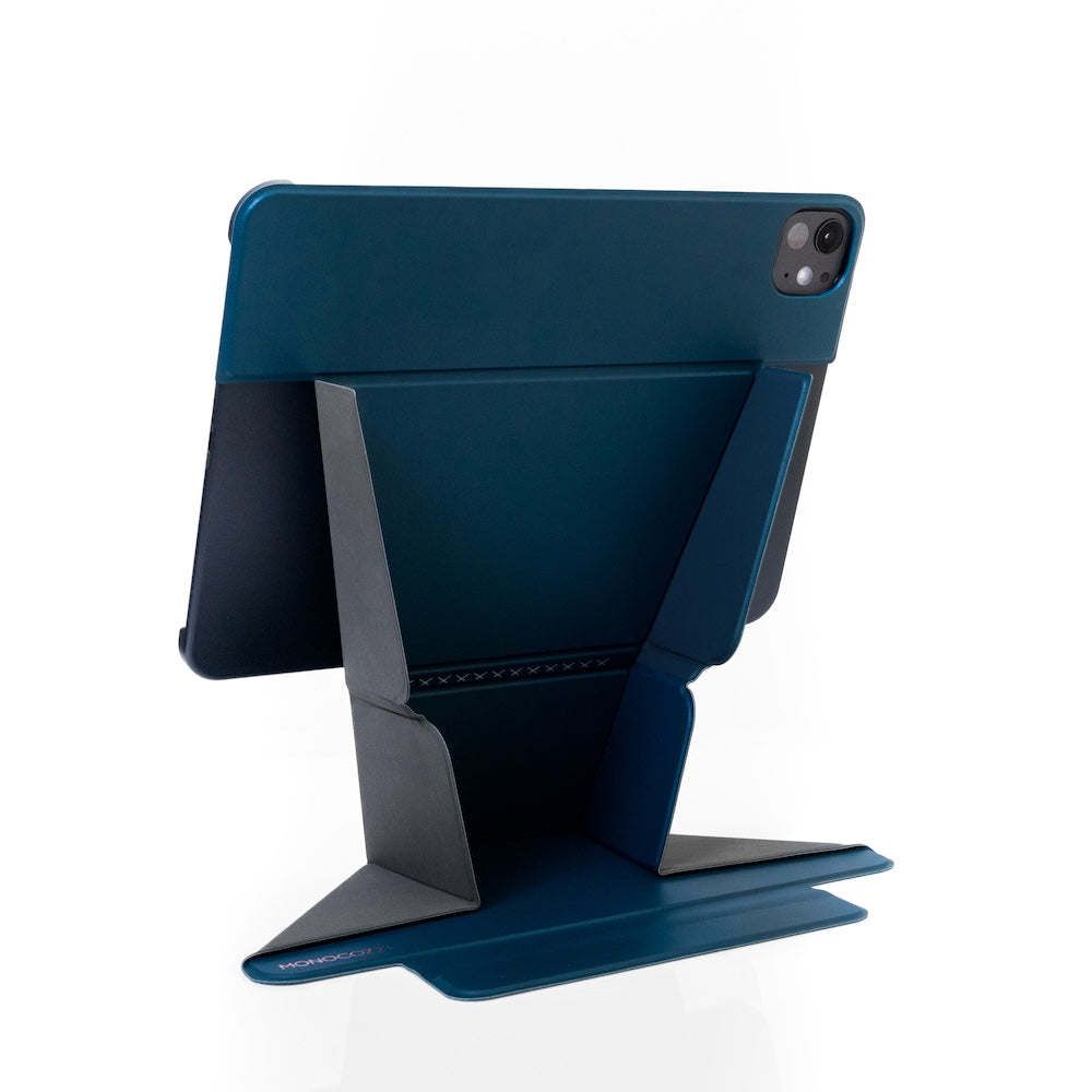 Monocozzi LUCID RAISE| Full Protection Standing Folio Case for iPad Pro 11" (2024) - Midnight Blue