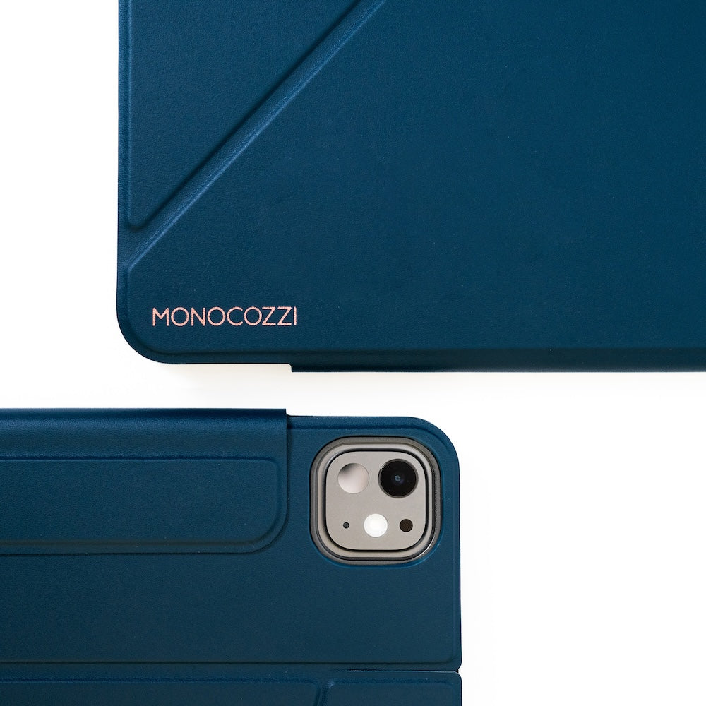 Monocozzi LUCID RAISE| Full Protection Standing Folio Case for iPad Pro 11" (2024) - Midnight Blue