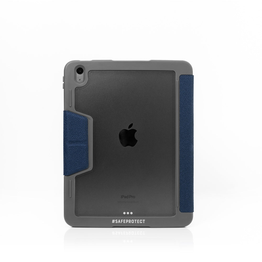 Monocozzi SAFEPROTECT | 10M Drop Proof Folio Case for iPad Air 11" (2024) - Midnight Blue