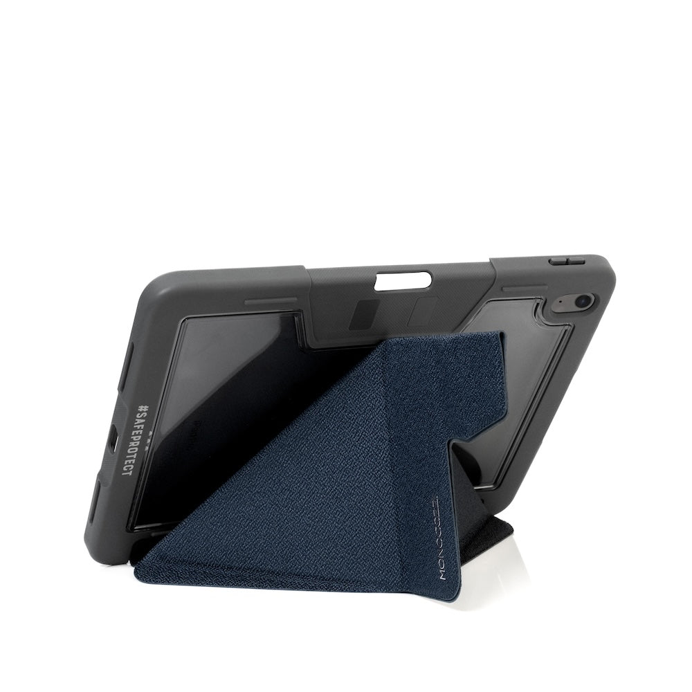 Monocozzi SAFEPROTECT | 10M Drop Proof Folio Case for iPad Air 11" (2024) - Midnight Blue