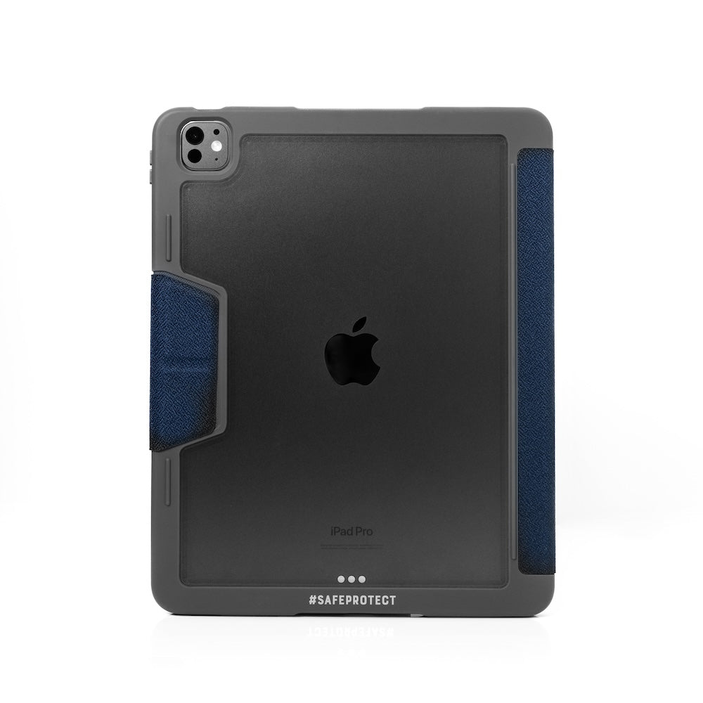 Monocozzi SAFEPROTECT | 10M Drop Proof Folio Case for iPad Air 13"(2024) - Midnight Blue