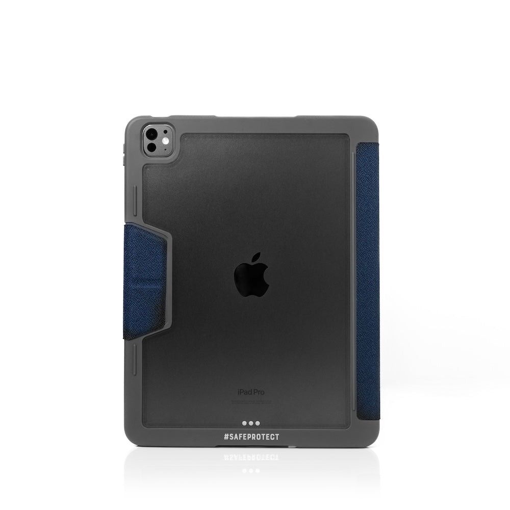 Monocozzi SAFEPROTECT | 10M Drop Proof Folio Case for iPad Pro 11"(2024)  - Midnight Blue