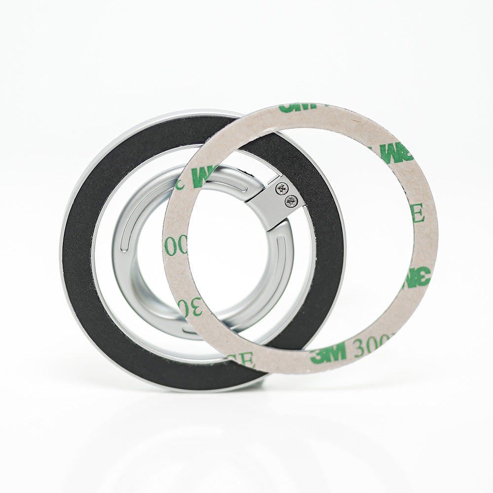 Monocozzi ESSENTIALS | Magnetic Ring for iPhone - Silver