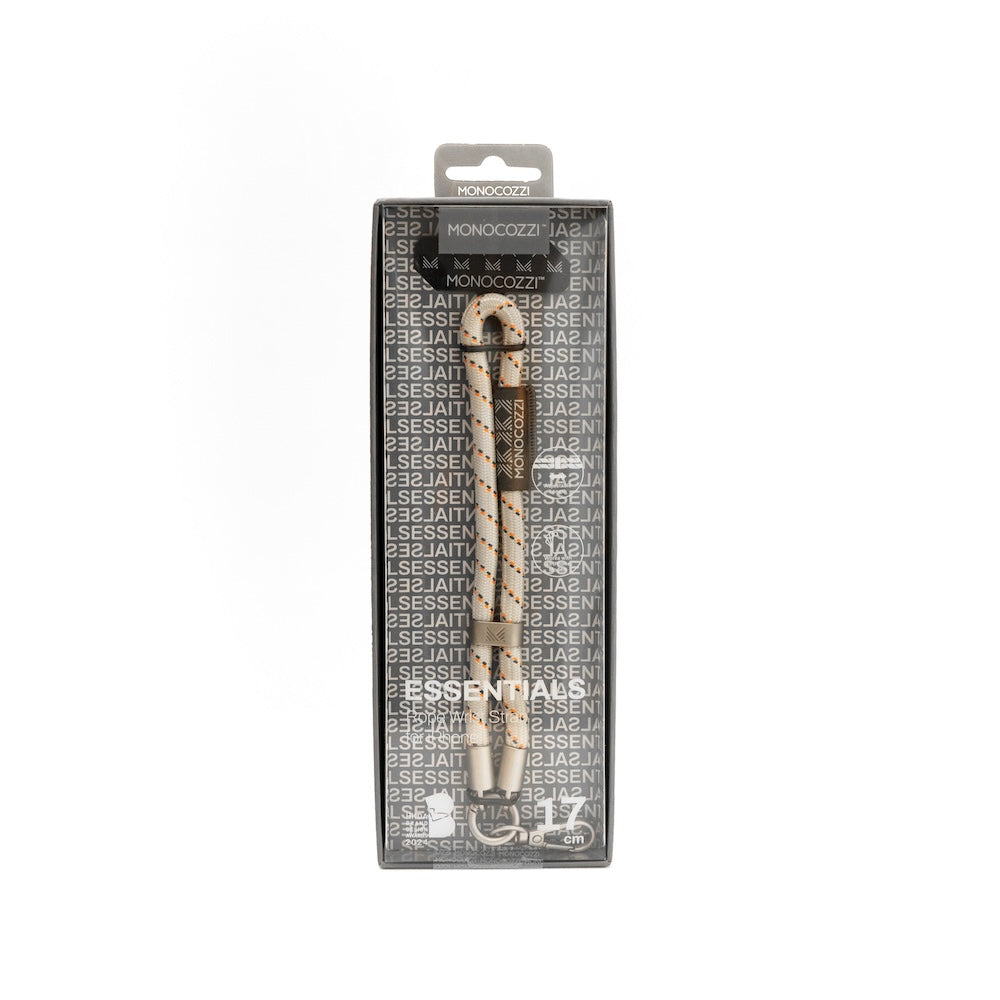 Monocozzi ESSENTIALS | Rope Wrist Strap for iPhone - Khaki