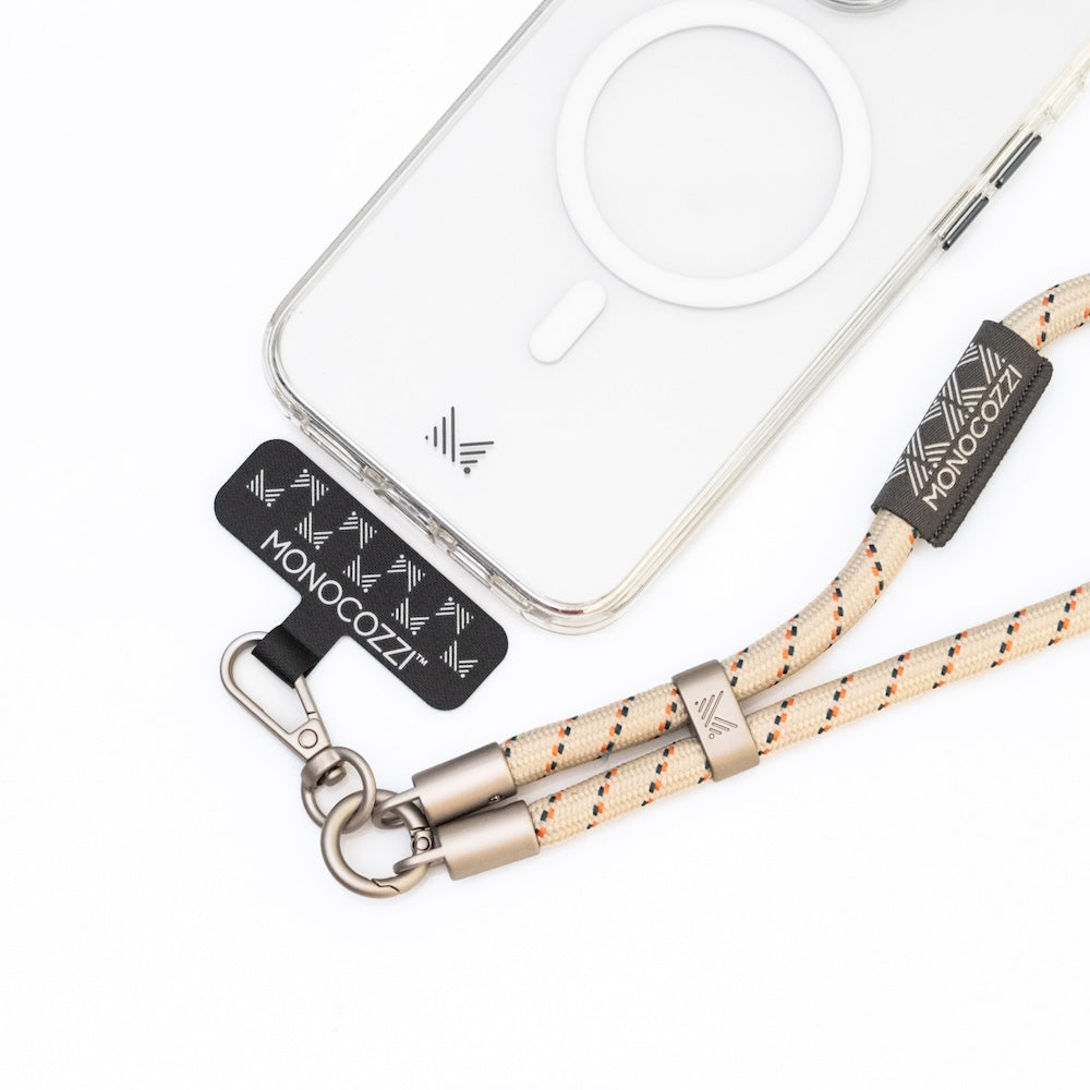 Monocozzi ESSENTIALS | Rope Wrist Strap for iPhone - Khaki