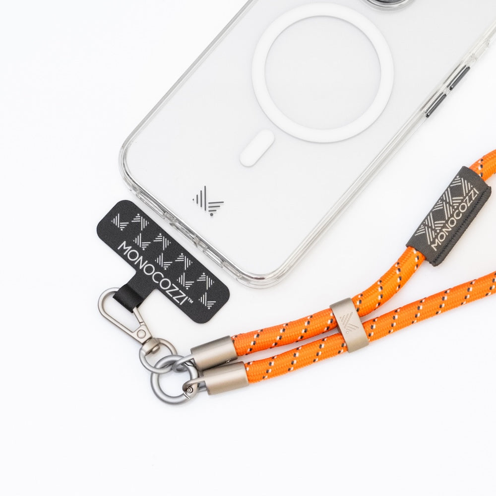 Monocozzi ESSENTIALS | Rope Wrist Strap for iPhone - Terracotta