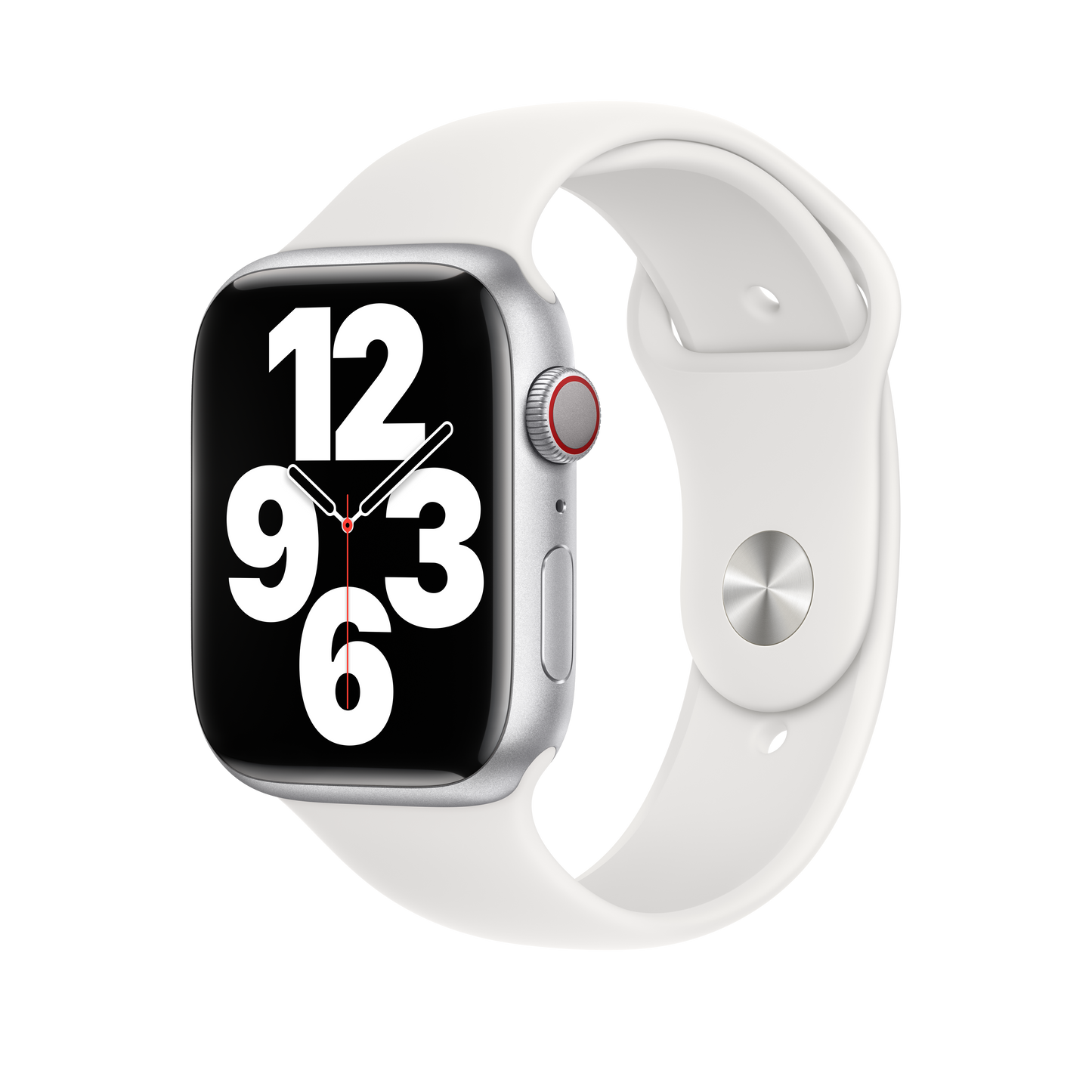 Apple 45mm White Sport Band