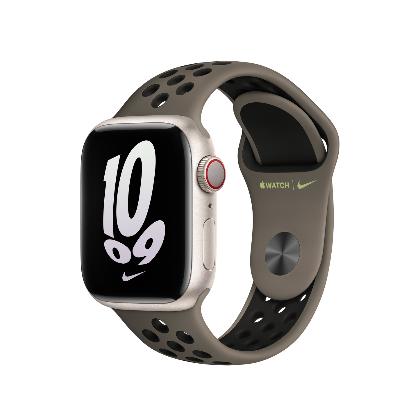 Apple 41mm Olive Grey/Black Nike Sport Band