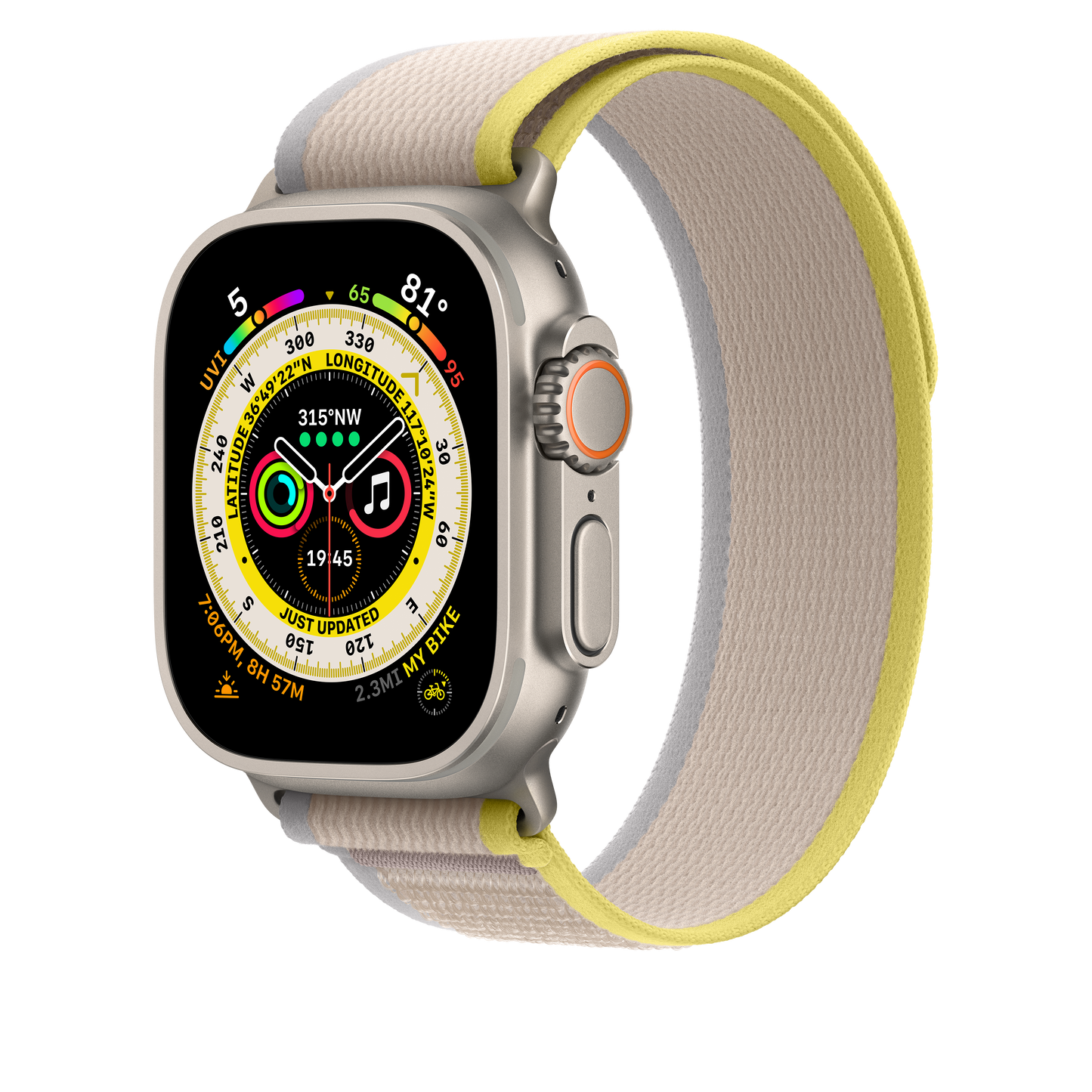 Apple 49mm Yellow/Beige Trail Loop - S/M