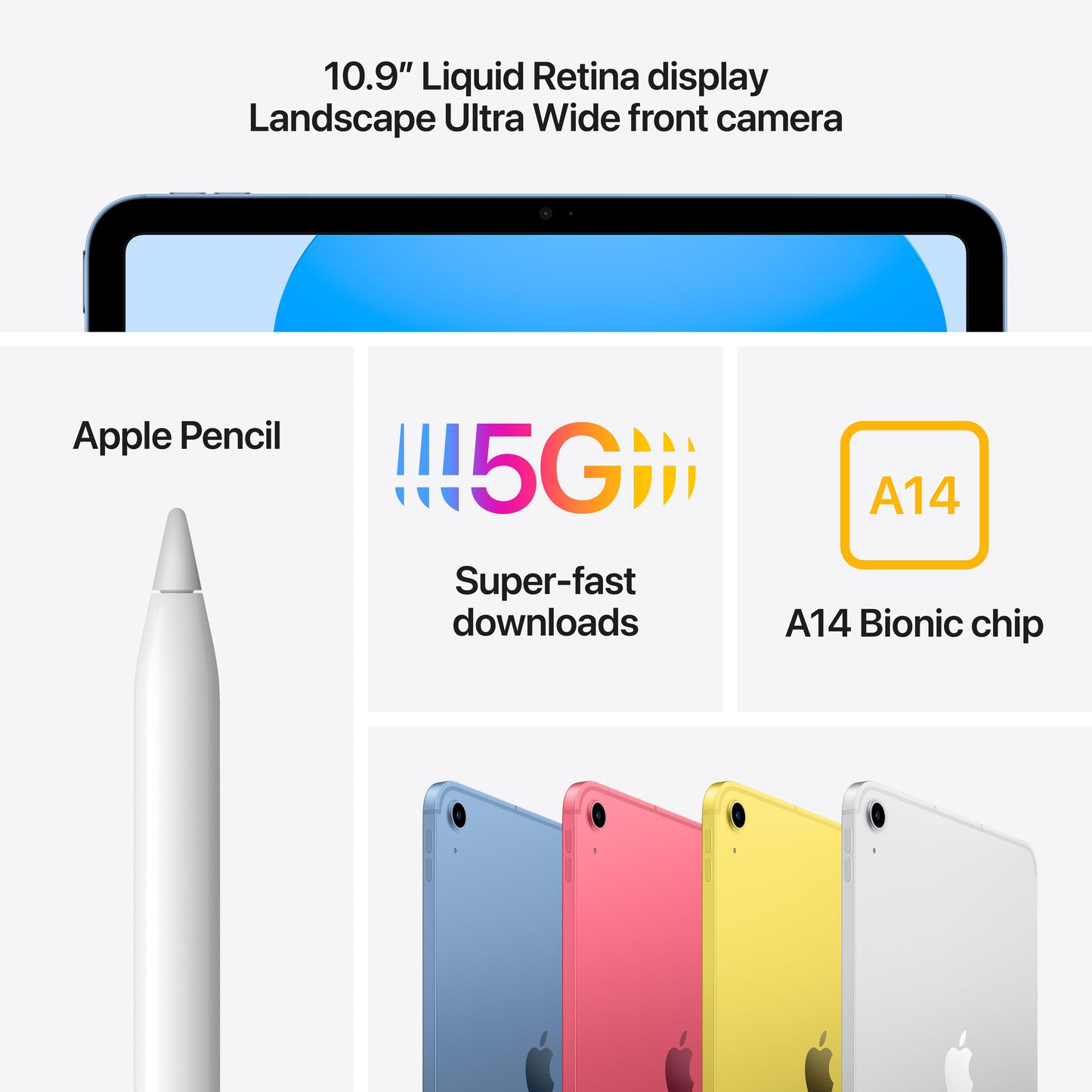 10.9-inch iPad Wi-Fi + Cellular 256GB - Pink (10th generation)