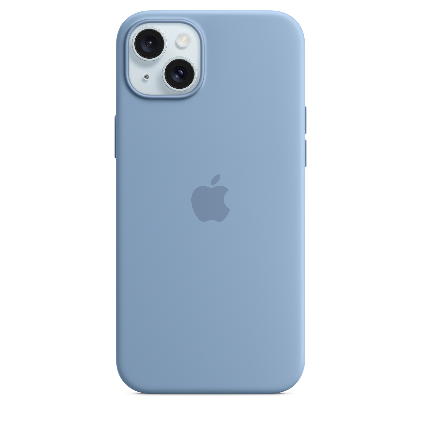 Apple iPhone 15 Plus Silicone Case with MagSafe Winter Blue
