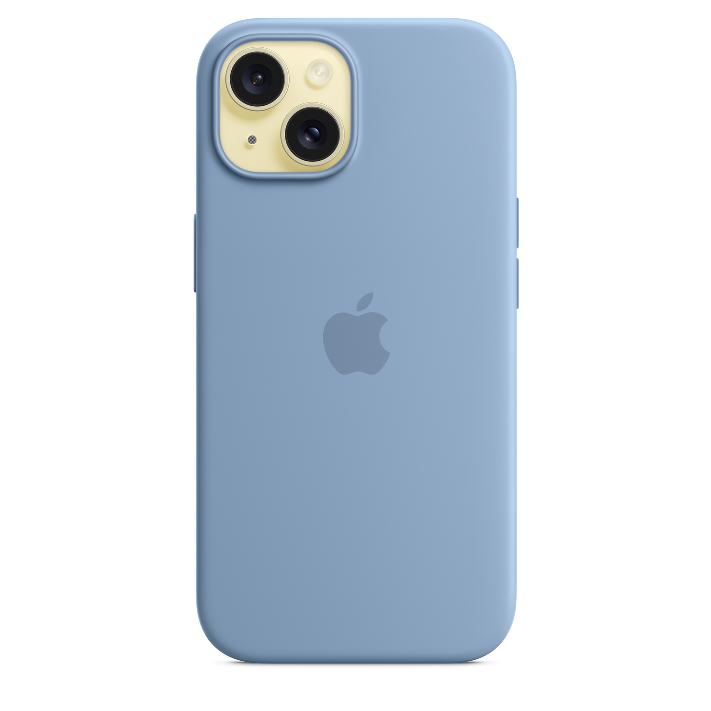Apple iPhone 15 Silicone Case with MagSafe Winter Blue