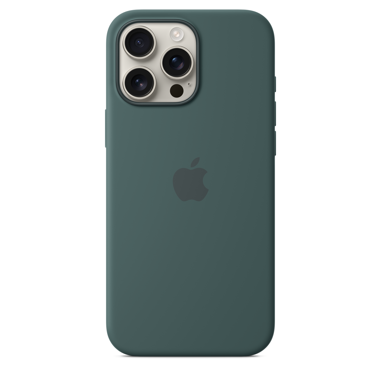 iPhone 16 Pro Max Silicone Case with MagSafe - Lake Green