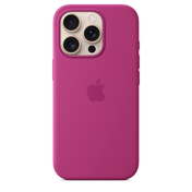 iPhone 16 Pro Silicone Case with MagSafe - Fuchsia