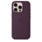 iPhone 16 Pro Silicone Case with MagSafe - Plum