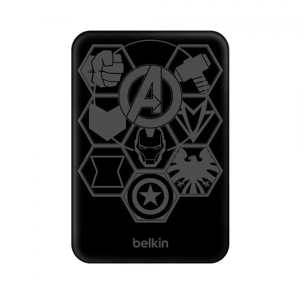 Belkin BoostCharge Magnetic Wireless Power Bank 5K + Stand (Disney Collection / Marvel Collection) - Iron Man